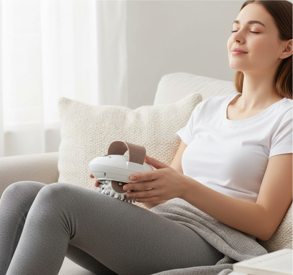 Rodillo Masajeador Corporal Eléctrico 3D